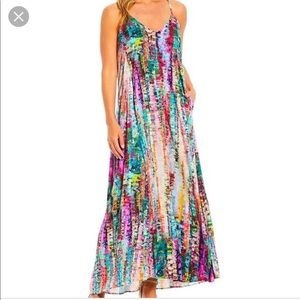 Nicole Miller Tie Dye Maxi Dress, Size S